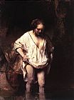 Rembrandt Hendrickje Bathing in a River
